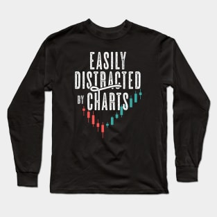 Easily Distracted By Charts Long Sleeve T-Shirt